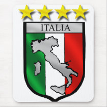 italy shield Italy flag italia map mousepads