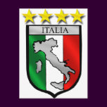 italy shield Italy flag italia map