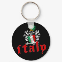 Italy Shield Keychain by Method77 Italy Shield Keychain