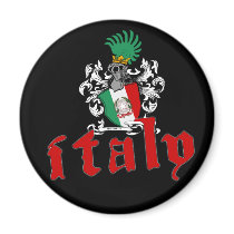 Italy Shield Magnet by Method77 Italy Shield Magnet