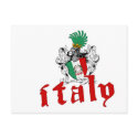 Italy Shield Postcard by Method77 Italy Shield Postcard