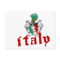 Italy Shield Postcard