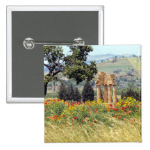 Italy, Sicily, Agrigento. The ruins of the Button