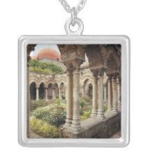 Italy, Sicily, Palermo. The cloisters survive as Necklace