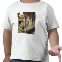 Italy, Sicily, Palermo. The cloisters survive as T Shirts
