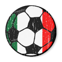 Italy Soccer Ball Magnets magnets