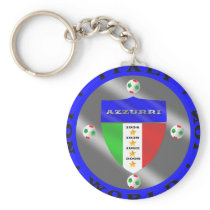Italy Soccer Key Chain