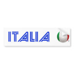 Italy - Squadra Azzurra Football Bumper Sticker