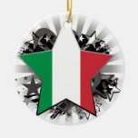 Italy Star Christmas Tree Ornaments