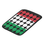 Italy Stylish Girly Chic : Polka Dot Italian Flag ipad sleeves