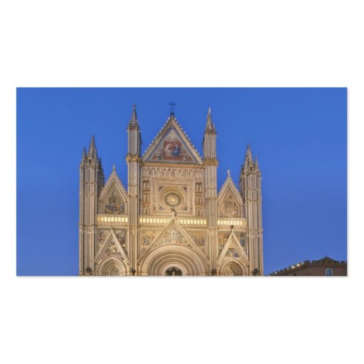 Italy, Umbria, Orvieto, Orvieto Cathedral Business Cards (back side)