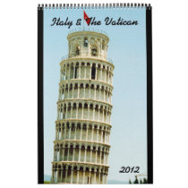 italy & vatican calendar 2012