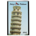 italy & vatican calendar 2012
