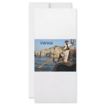 Italy Venice gondola (St.K) Rack Card Design