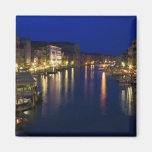 Italy, Venice, Night View Along the Grand 2 Fridge Magnet