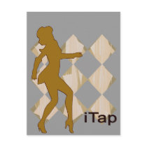 iTap Gal | iPod Graphics for Tap Post Card