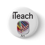 iteachART flair Pinback Buttons