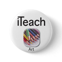 iteachART flair Pinback Buttons