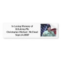 item, In Loving Memory ofU.S.Army.... - Customized bumper stickers by supersweetie item, In Loving Memory ofU.S.Army.... - Customized bumper stickers
