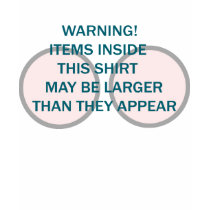 ITEMS LARGE BOOBS t-shirts