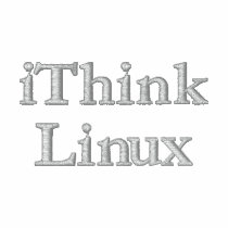 iThink Linux, Designs by Che Dean Embroidered Hoodie
