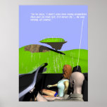 It'll never fly-poster posters