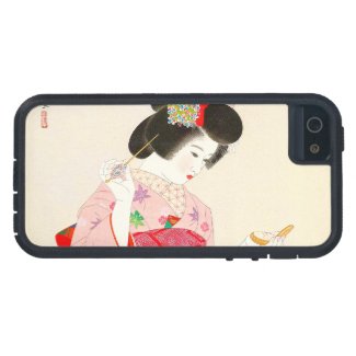 Ito Shinsui Make up vntage japanese geisha lady Case For iPhone 5