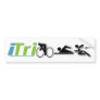 iTri bumper sticker