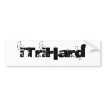 iTriHard Bumper Sticker bumper stickers