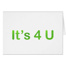 its 4 u cards