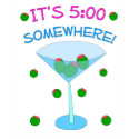 It's 5:00 Somewhere! t-shirts by totallypainted It's 5:00 Somewhere! t-shirts
