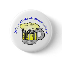 It's 5 O'Clock Somewhere buttons by Mustang_Lady It's 5 O'Clock Somewhere buttons