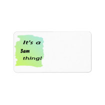 It's a 3am thing! labels