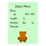It's A Baby! - birth announcement template Business Card
