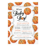 It's a Baby Boy Basketball Baby Shower Invitations