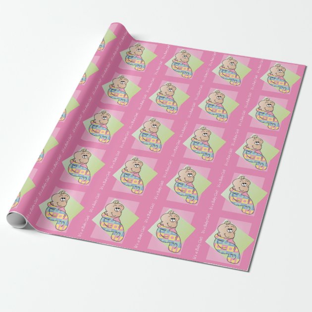 It's a Baby Girl! Wrapping Paper