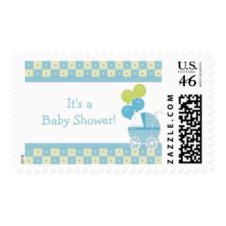 It's a Baby Shower Postage Stamps stamp