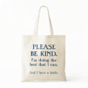 It's a bag and it's a warning sign