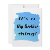 It's a big brother thing! announcements