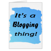 It's a blogging thing! greeting cards