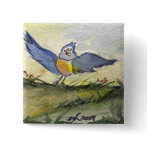 It's a Blue Bird Day buttons by shallenus It's a Blue Bird Day buttons