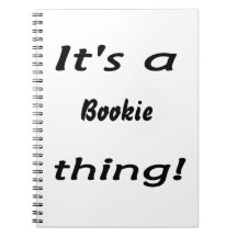 It's a bookie thing! journals