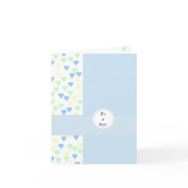 It's a boy! Announcement Card by shawke123 It's a boy! Announcement Card