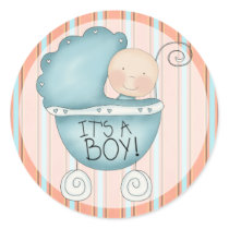 It's a Boy! Baby Announcement Sticker