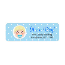 It's a Boy Baby Boy Design labels