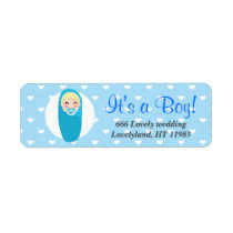 It's a Boy Baby Boy Design labels