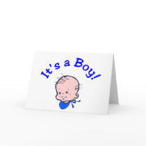It's A Boy (Baby Face) cards