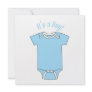 It's a boy baby shower invitation