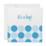 It's a boy baby shower invitation