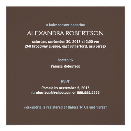 It's a Boy - Baby Shower Invitation